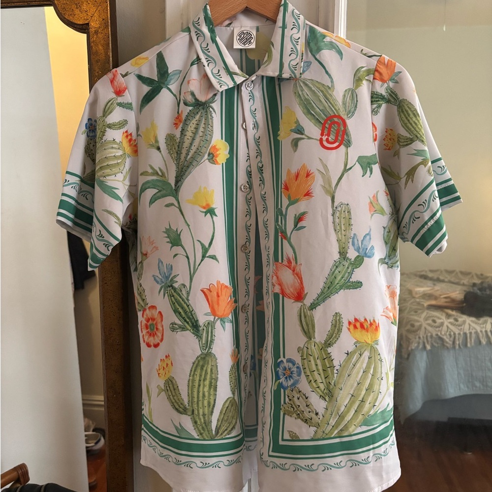 Ostroy Resort Cactus Flower Cycling / Running Shirt Jersey